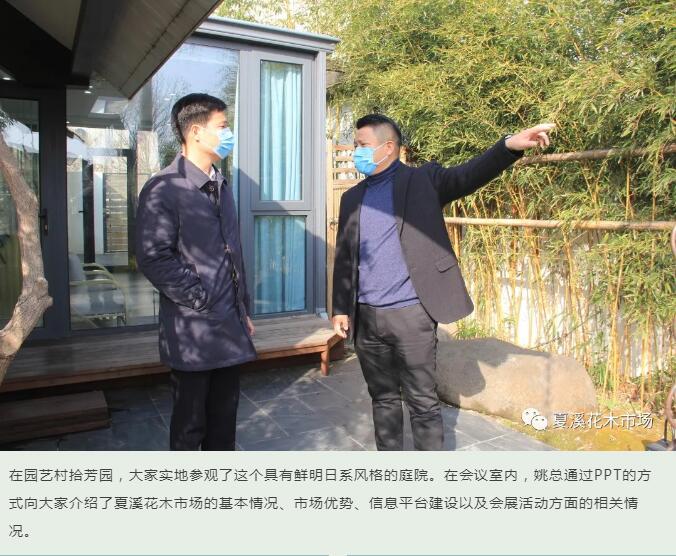 市场动态——武进区副区长徐俊调研夏溪花木市场