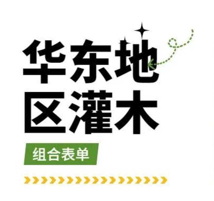 华东地区项目实操总结：附整形灌木品类组合表