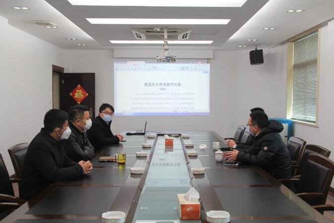 嘉泽镇党政领导调研夏溪花木市场疫情防控工作
