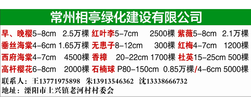 常州相亭绿化有限公司