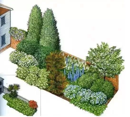 手绘解析小花园细部设计